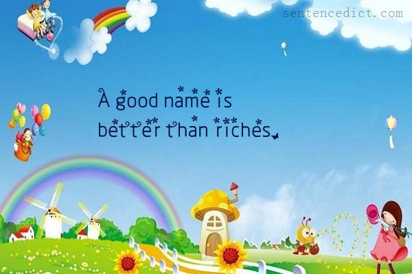 a good name is better than a golden girdle