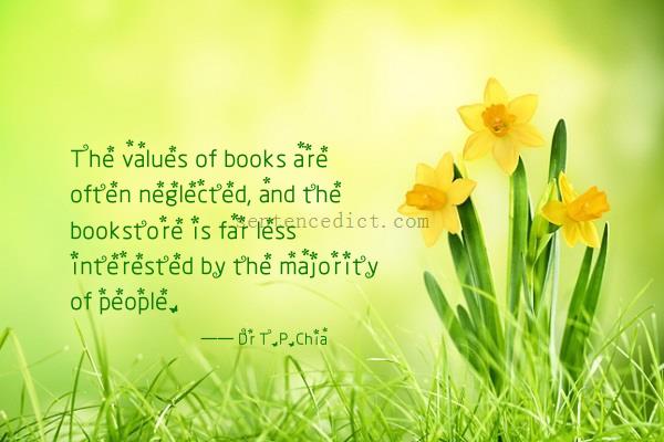 Good sentence's beautiful picture_The values of books are often neglected, and the bookstore is far less interested by the majority of people.