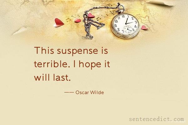 Good sentence's beautiful picture_This suspense is terrible. I hope it will last.