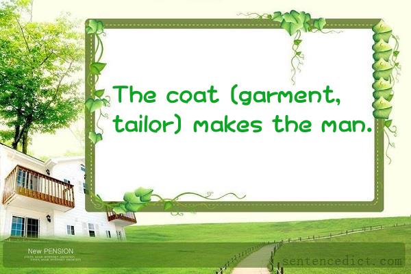 sentence of tailor