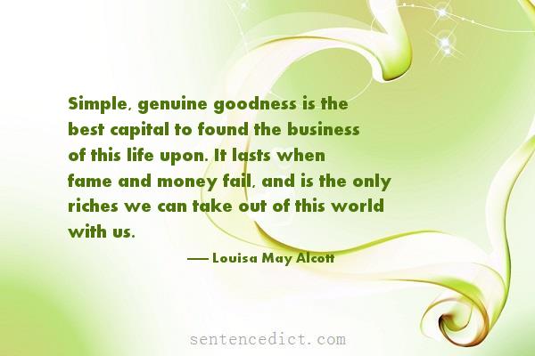 good-sentence-appreciation-simple-genuine-goodness-is-the-best-capital-to-found-the-business